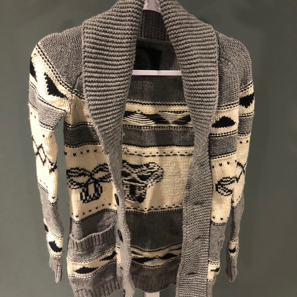 TNA sheep wool cardigan - Picture 2 of 4